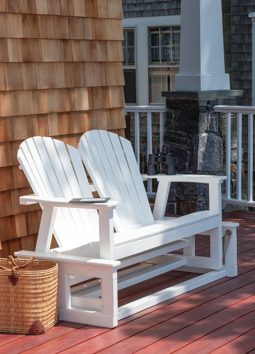 Seaside Casual Adirondack Shellback Glider Chair