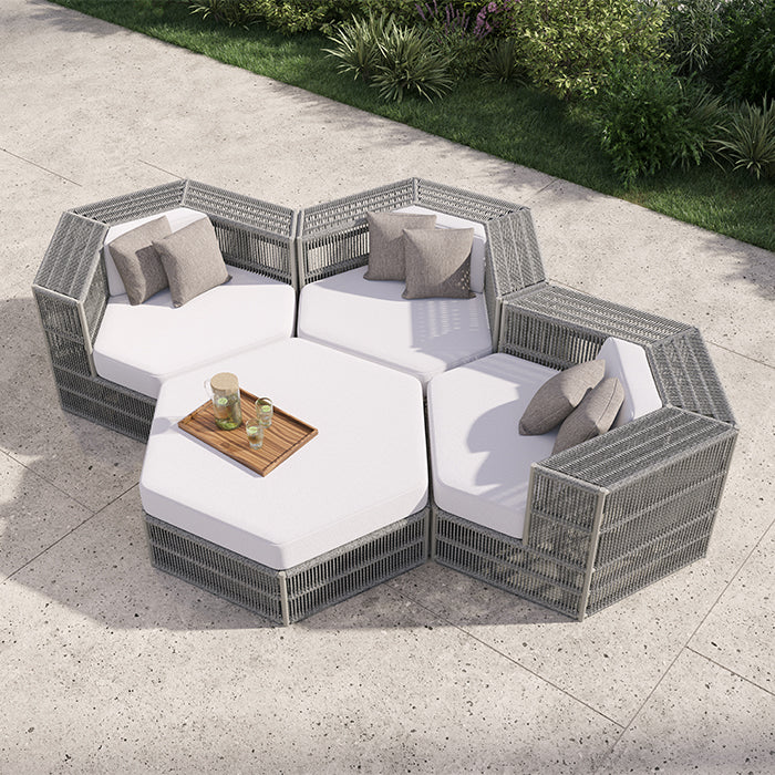 Tropitone SIX Cushion HEX Lounge Chair